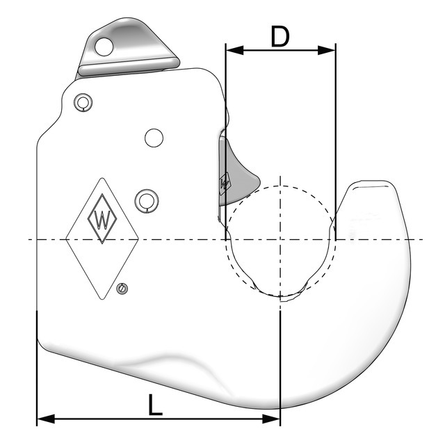 Crochet D'attelage Automatique A Souder Categorie 3L Walterscheid référence fournisseur WALWKS1208555